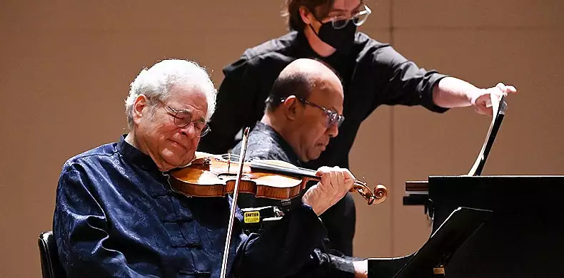 Image for news story: Itzhak Perlman Wows at Susquehanna