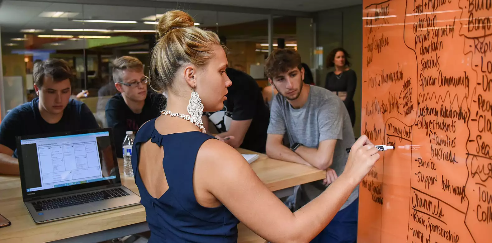 Image for news story: Entrepreneurship honor society now three-time national award winner