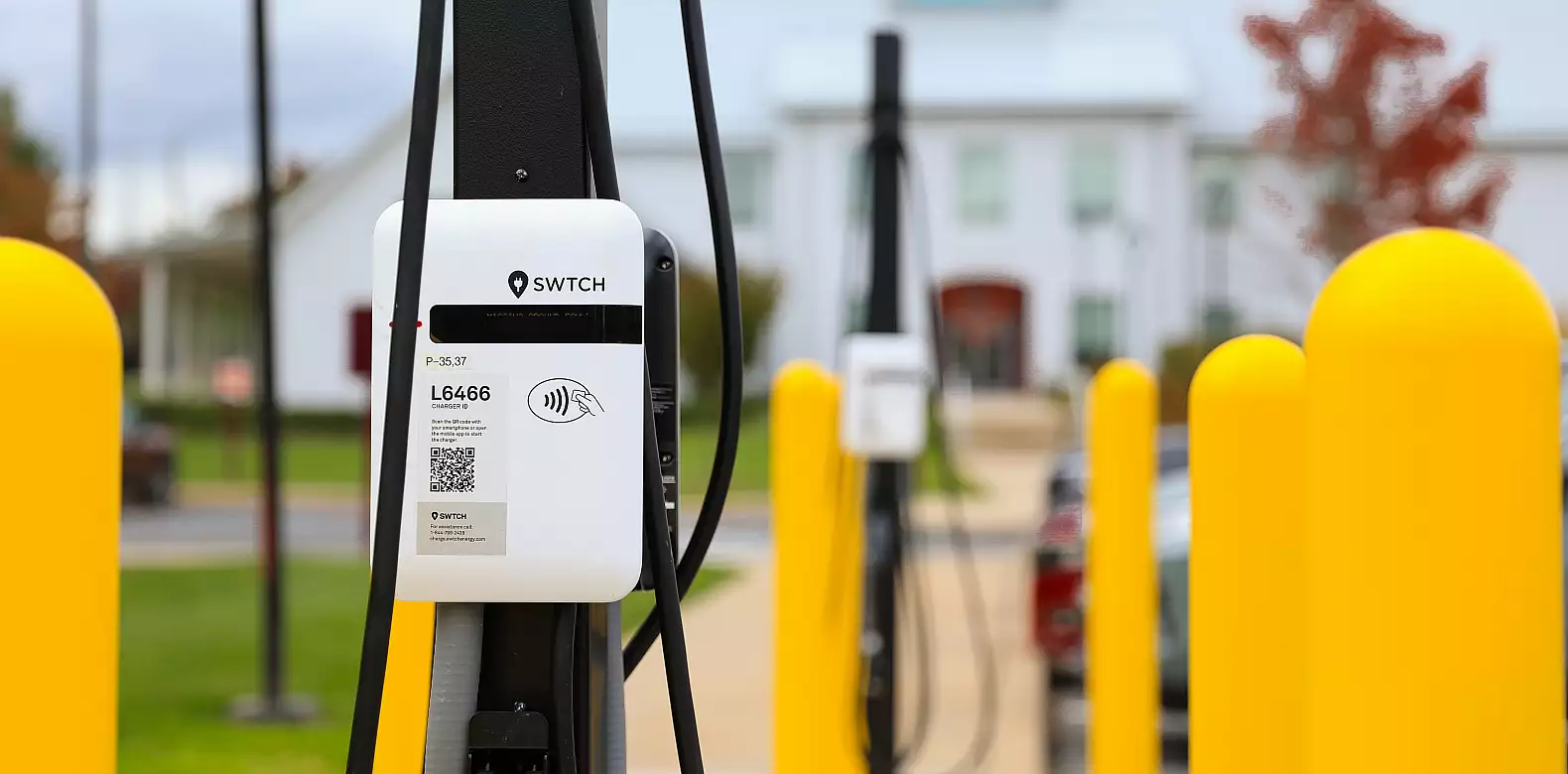 Image for news story: Susquehanna installs electric vehicle chargers