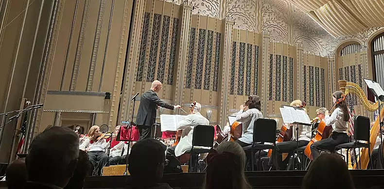 Image for news story: Orchestra director selected for competitive conducting workshop with Cleveland Pops