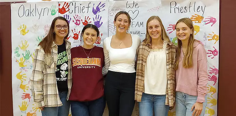 Image for news story: Full STEAM ahead: Senior sparks family fun at fall festival